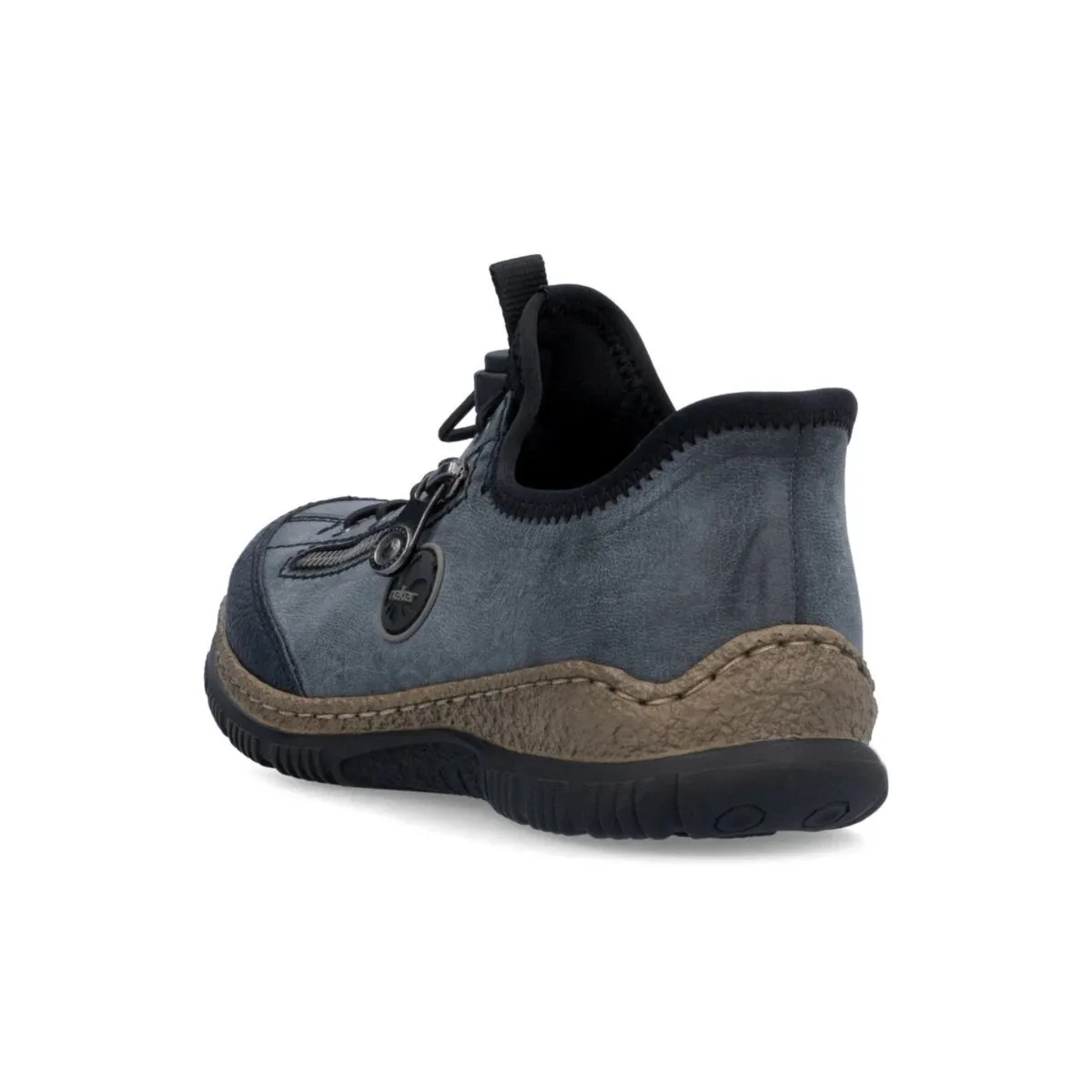 Rieker Women's N3267-14 Kitty Pacific/Atlantic/Black Leather