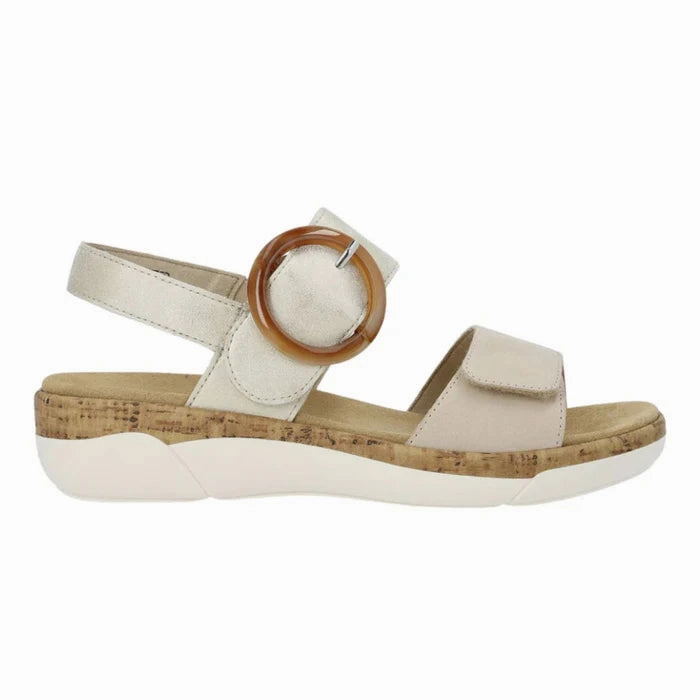 RIEKER SANDALS R685361 - BEIGE MULTI