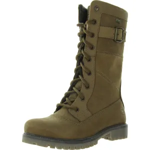ROGUE 10 Womens Faux Fur Lined Leather Mid-Calf Boots