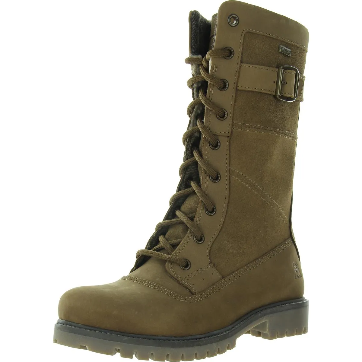 ROGUE 10 Womens Faux Fur Lined Leather Mid-Calf Boots