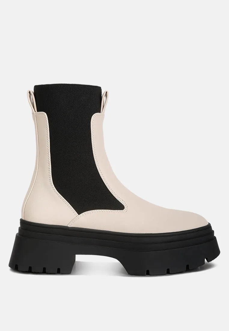 ronin high top chunky chelsea boots