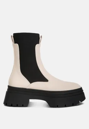 ronin high top chunky chelsea boots