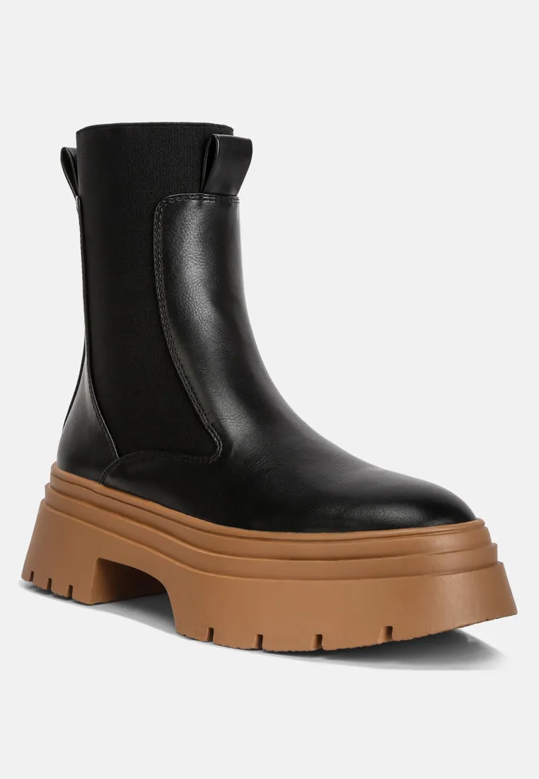 ronin high top chunky chelsea boots