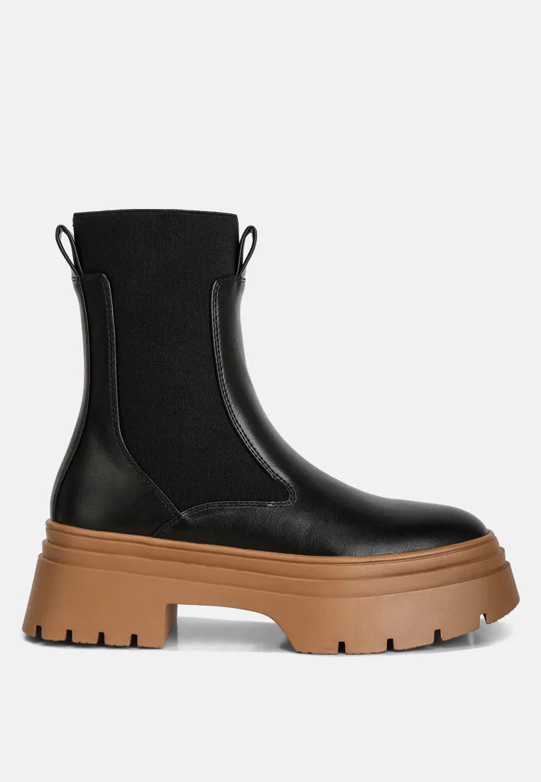ronin high top chunky chelsea boots
