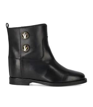 Santa Monica Black Ankle Boot With Buttons