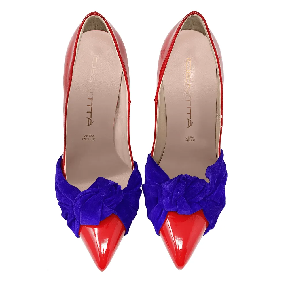 SARAH RED/PURPLE PATENT
