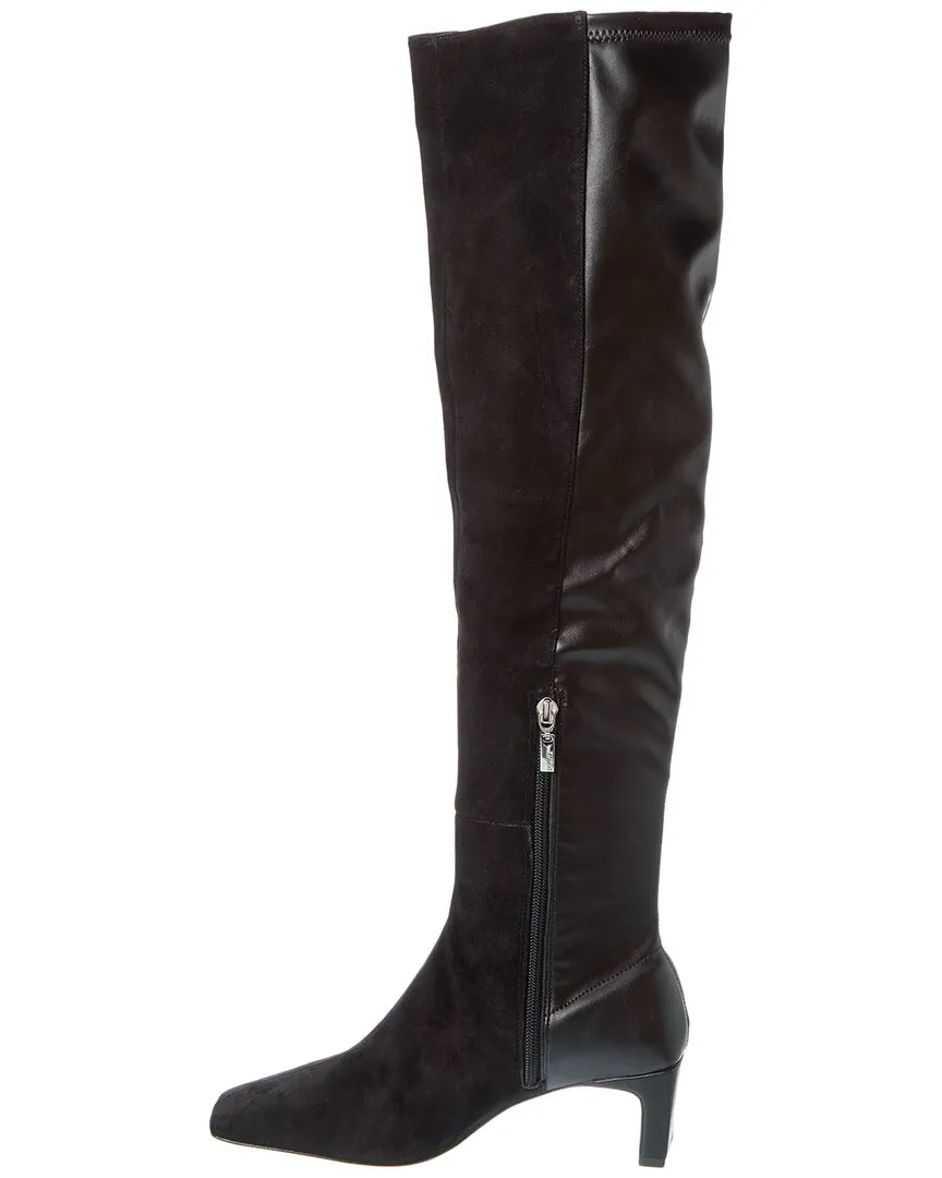 SCHUTZ Donata Suede & Leather Over-The-Knee Boot
