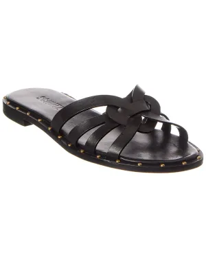 Schutz Phoenix Leather Flat