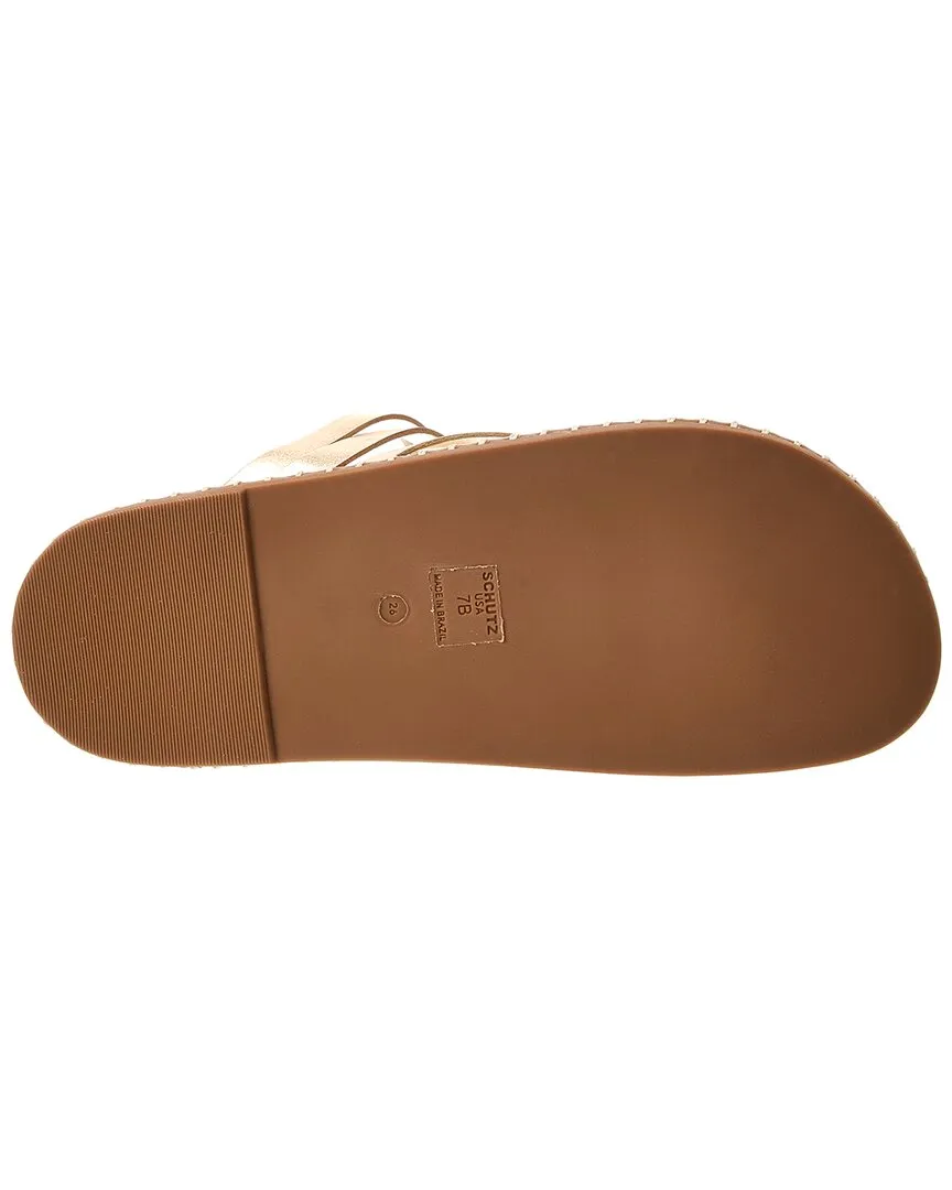 Schutz Rania Sporty Leather Flat