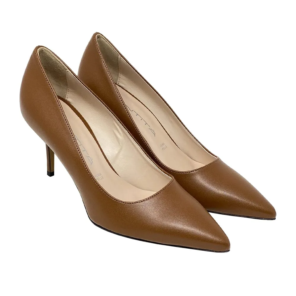 SHANA LEATHER BROWN