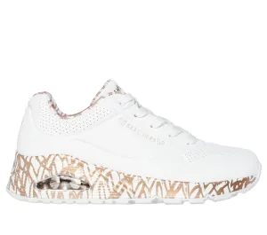 Skechers Uno - Loving Love White Rose Gold
