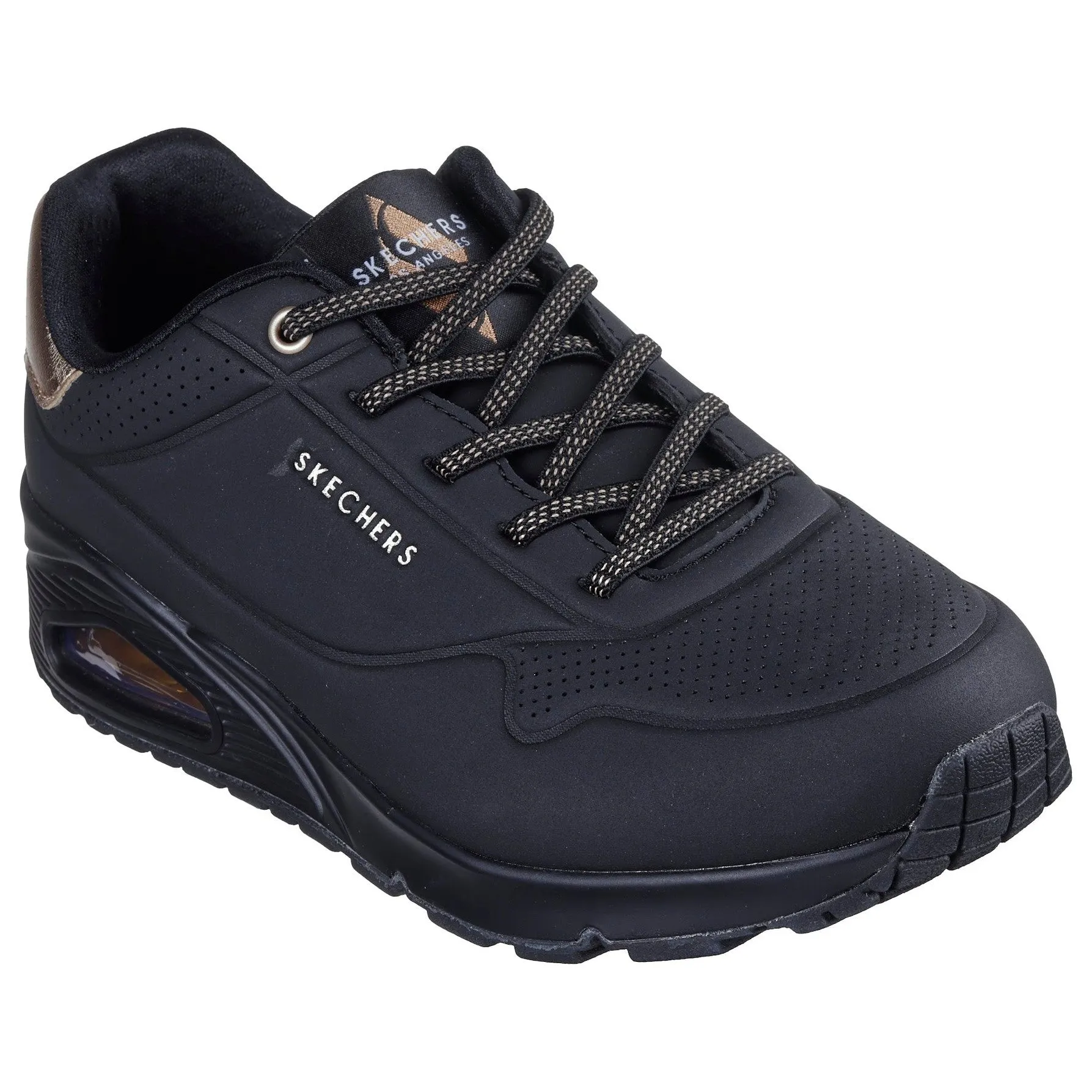 Skechers Uno - Shimmer Away -  Black / Black