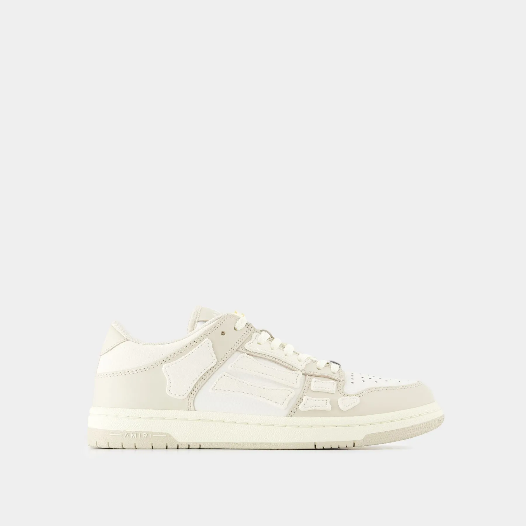Skel Top Low Sneakers - Amiri - Leather - Beige
