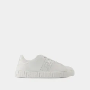 Sneakers - Versace - Cotton - White