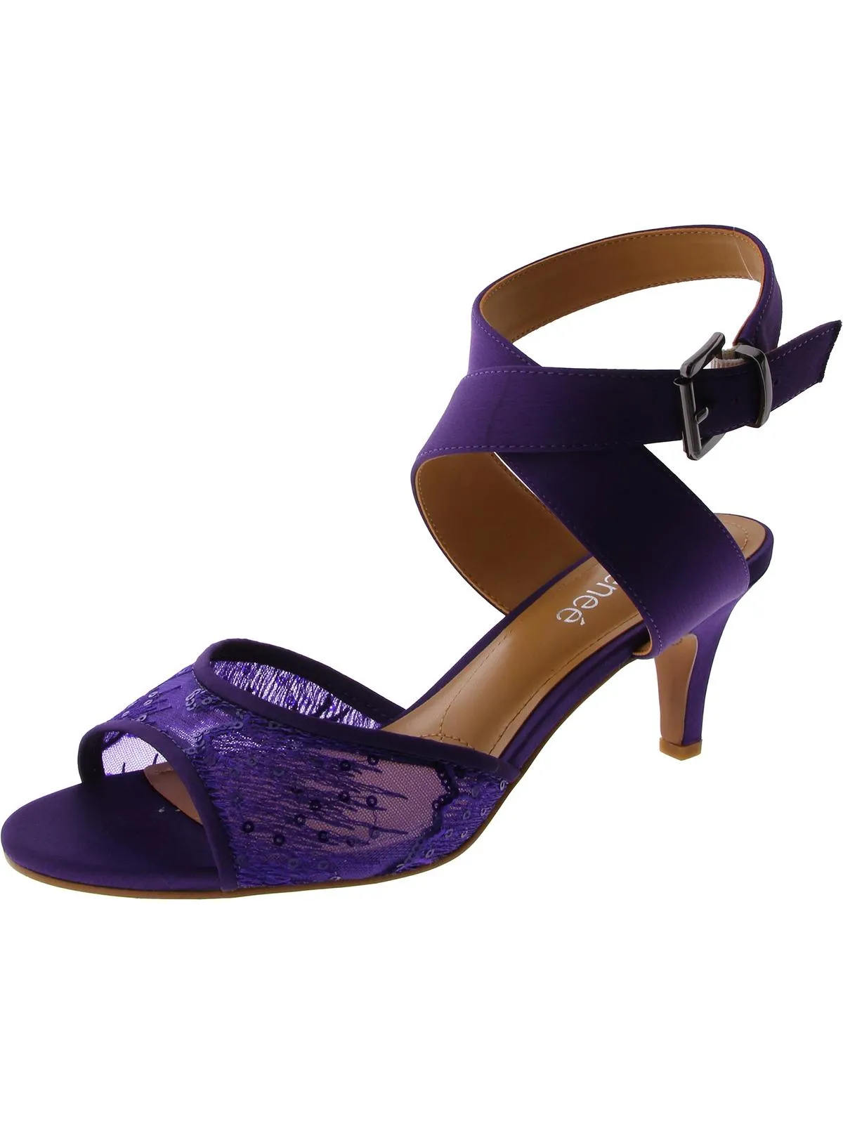 Soncino Womens Lace Strappy Heel Sandals