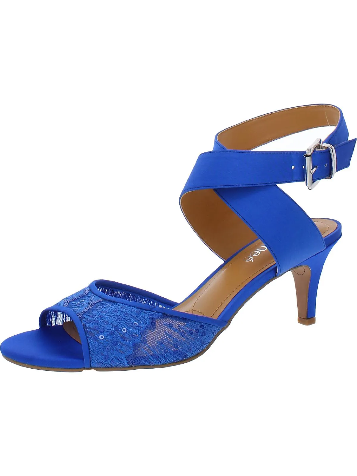Soncino Womens Lace Strappy Heel Sandals
