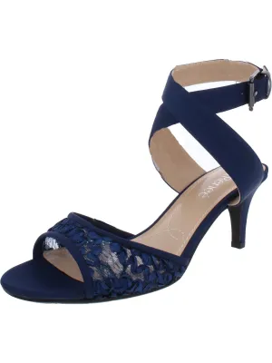 Soncino Womens Lace Strappy Heel Sandals
