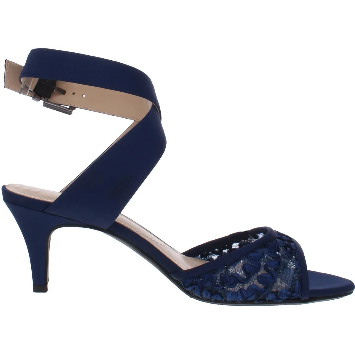Soncino Womens Lace Strappy Heel Sandals