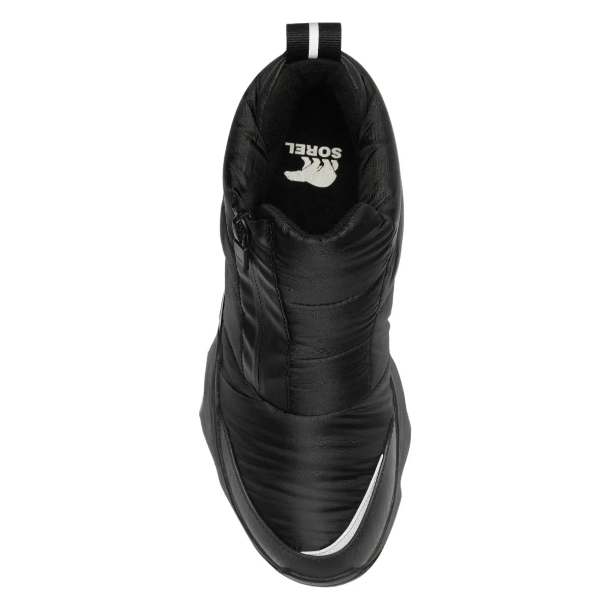 Sorel Women's Kinetic Impact Puffy Zip Black/Sea Salt Waterproof