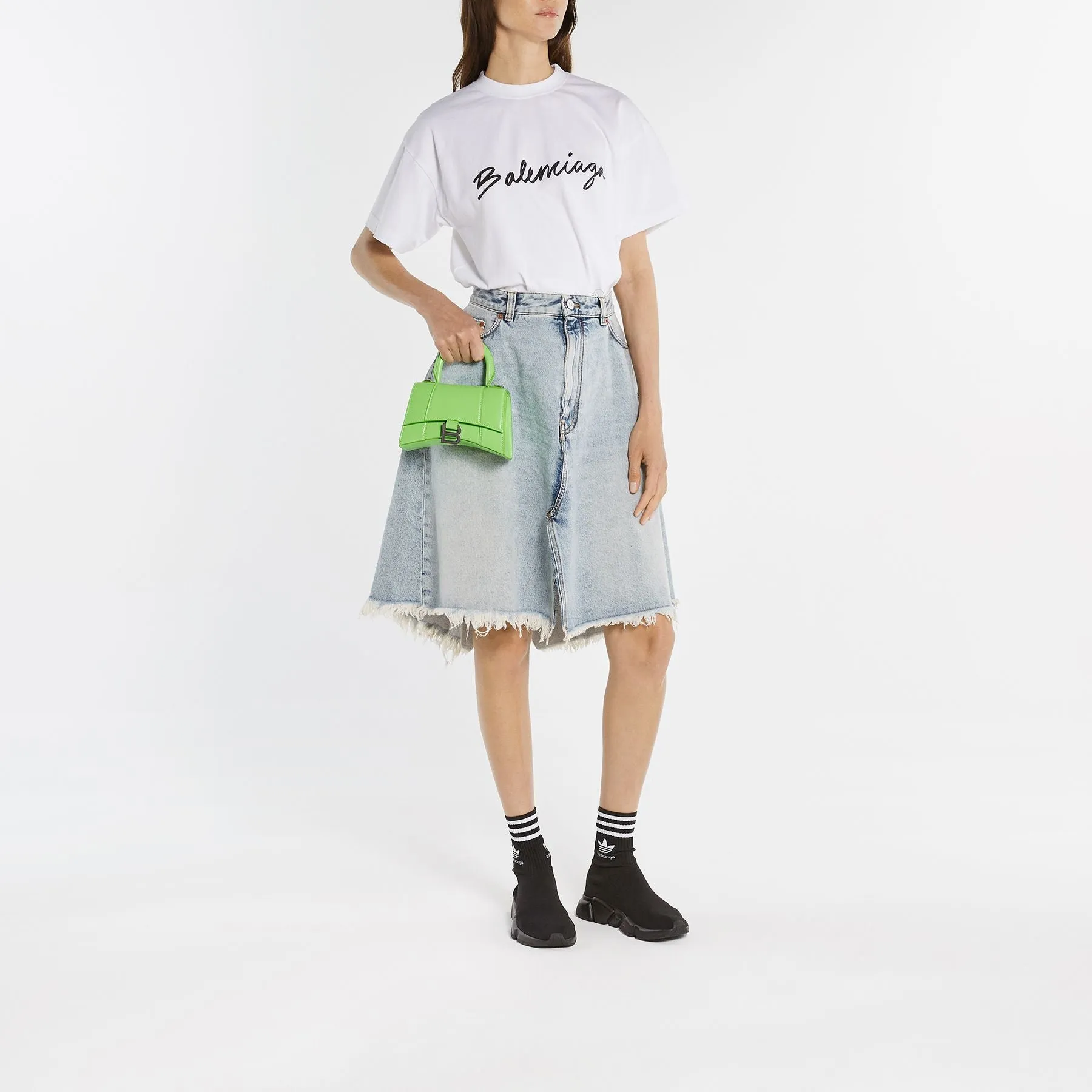 Speed Lt Adidas Sneakers - Balenciaga - Black/Logo White