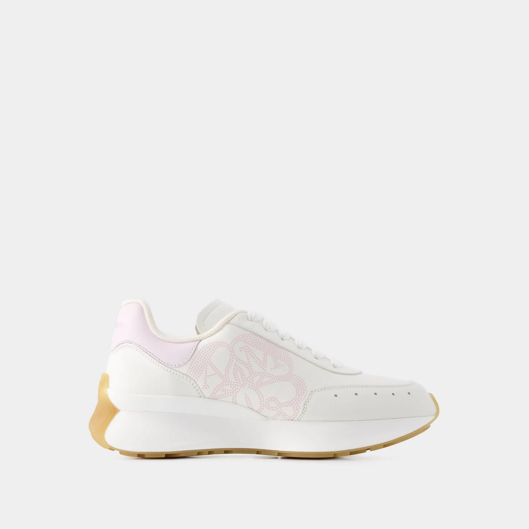 Sprint Runner Sneakers - Alexander Mcqueen - Leather - White