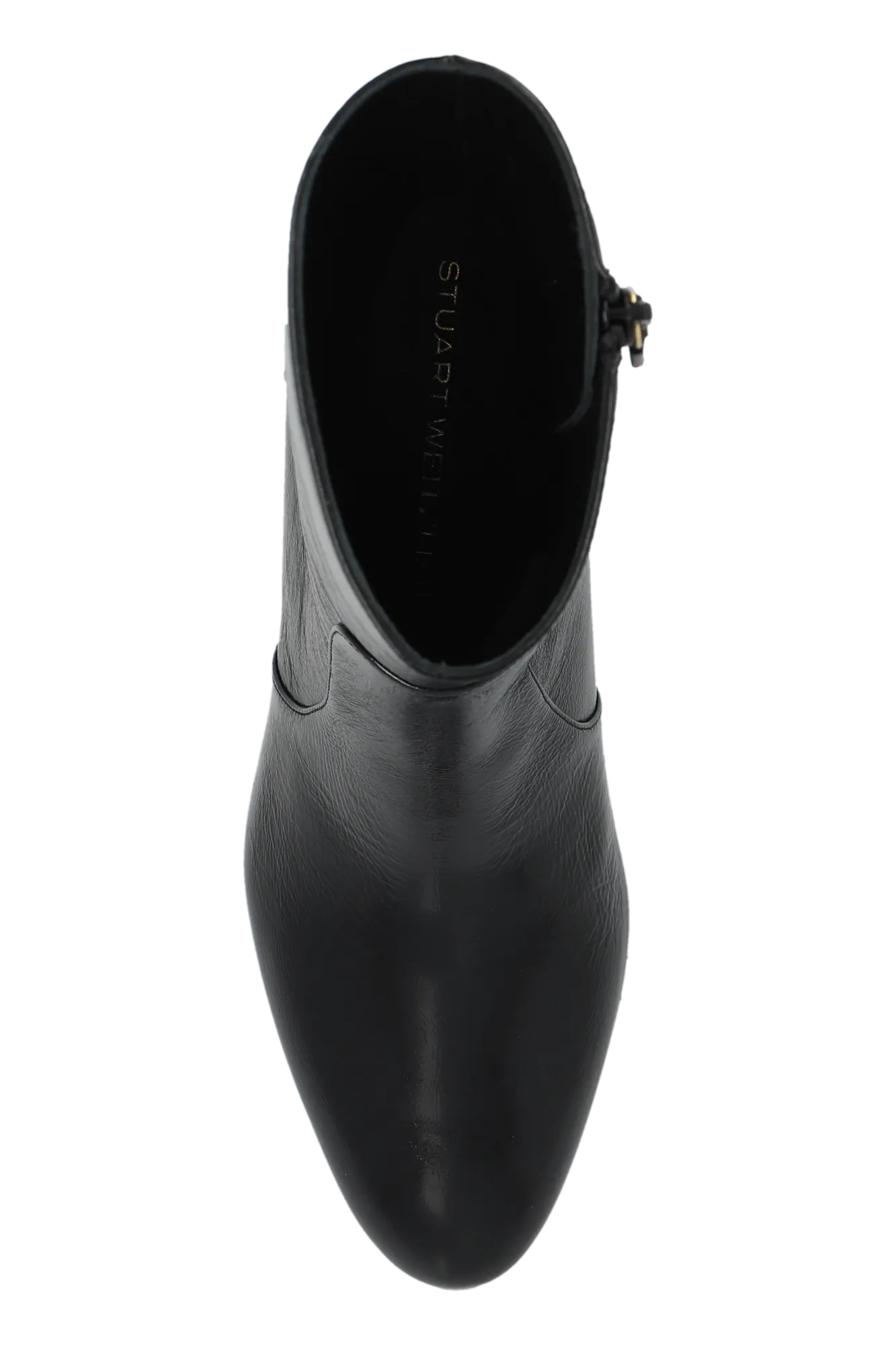 Stuart Weitzman Patent Leather Ankle Boots 'flareblock'