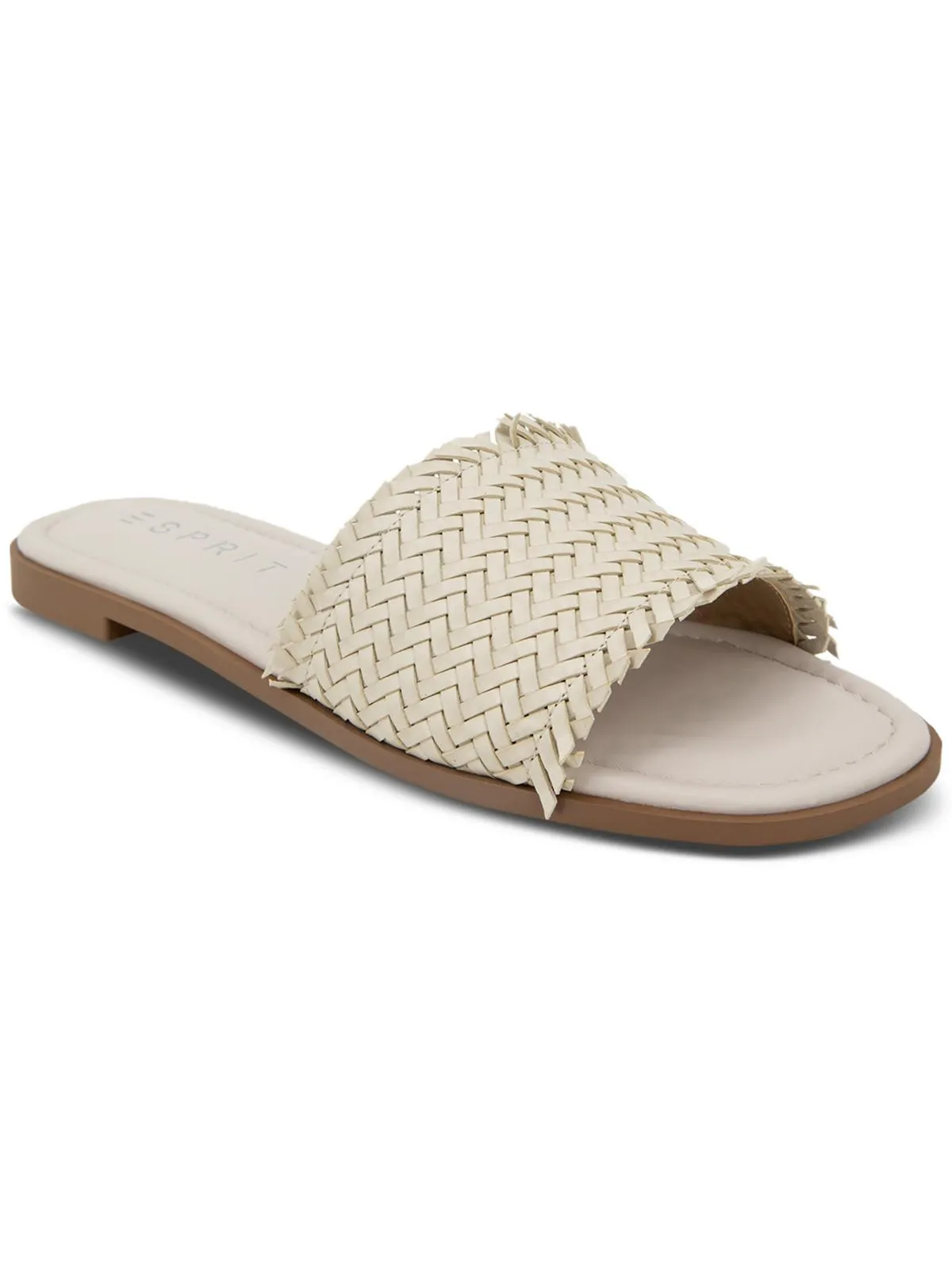 Summer Woven Womens Open Toe Slide Flatform Sandals