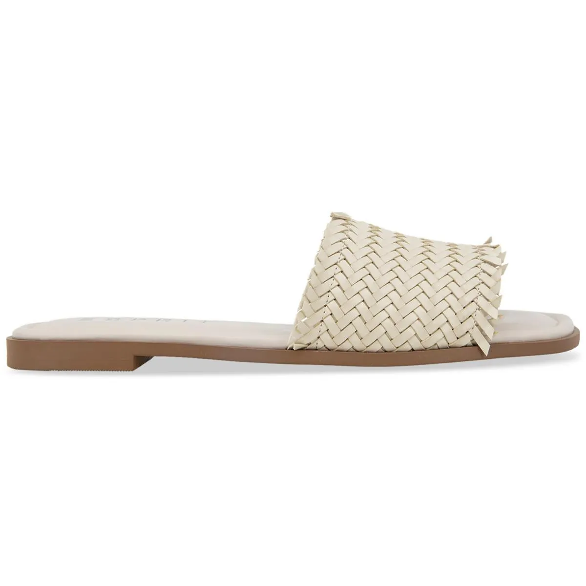Summer Woven Womens Open Toe Slide Flatform Sandals