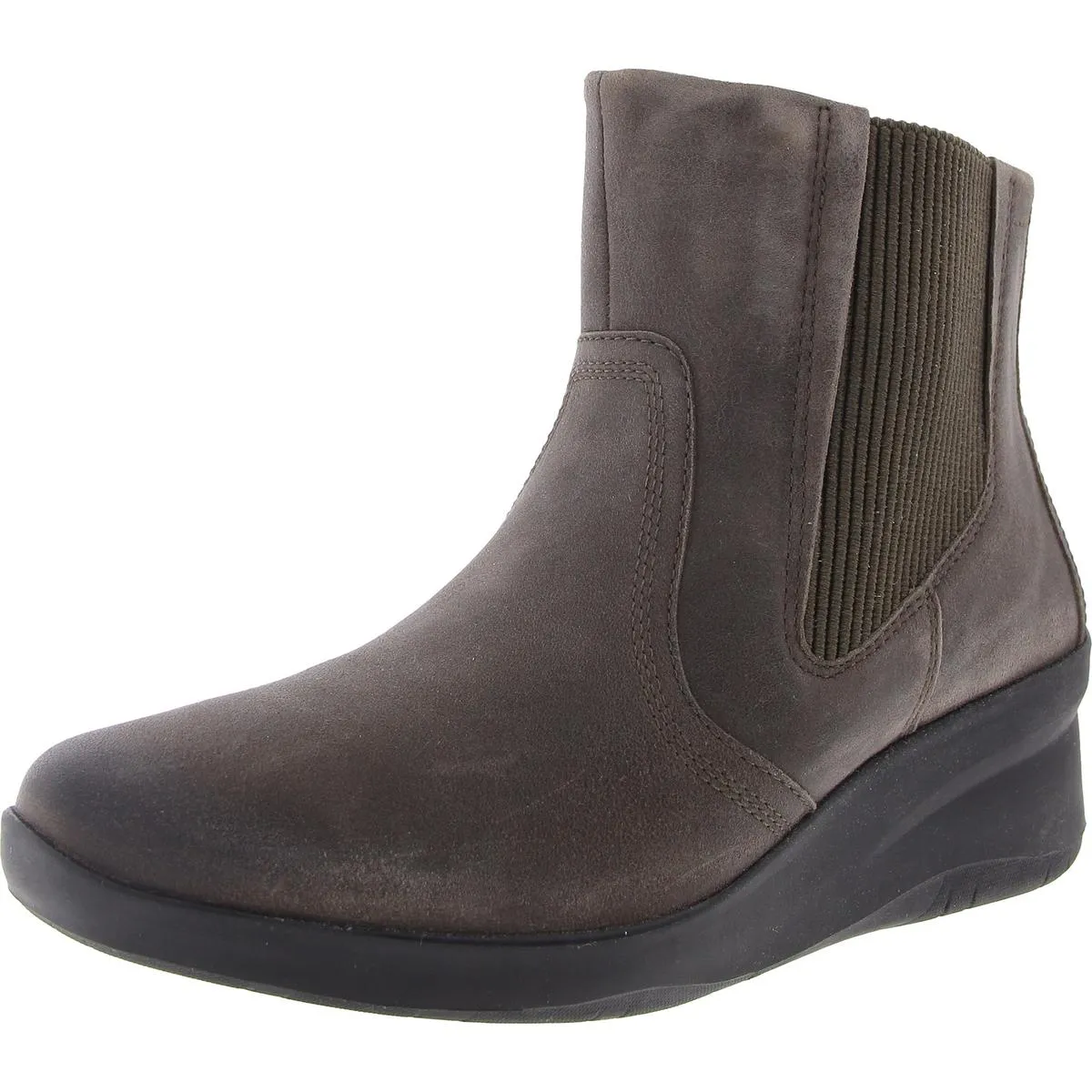 SUTTYN RAE Womens Zipper Leather Ankle Boots