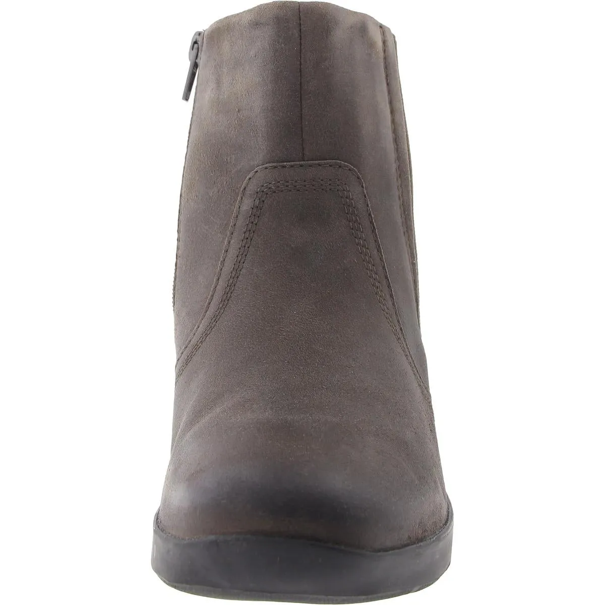 SUTTYN RAE Womens Zipper Leather Ankle Boots