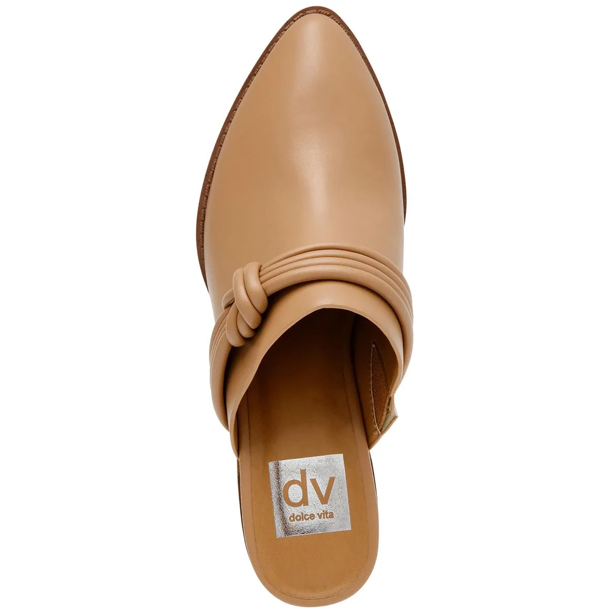 Tabitha Womens Faux Leather Slip On Block Heel