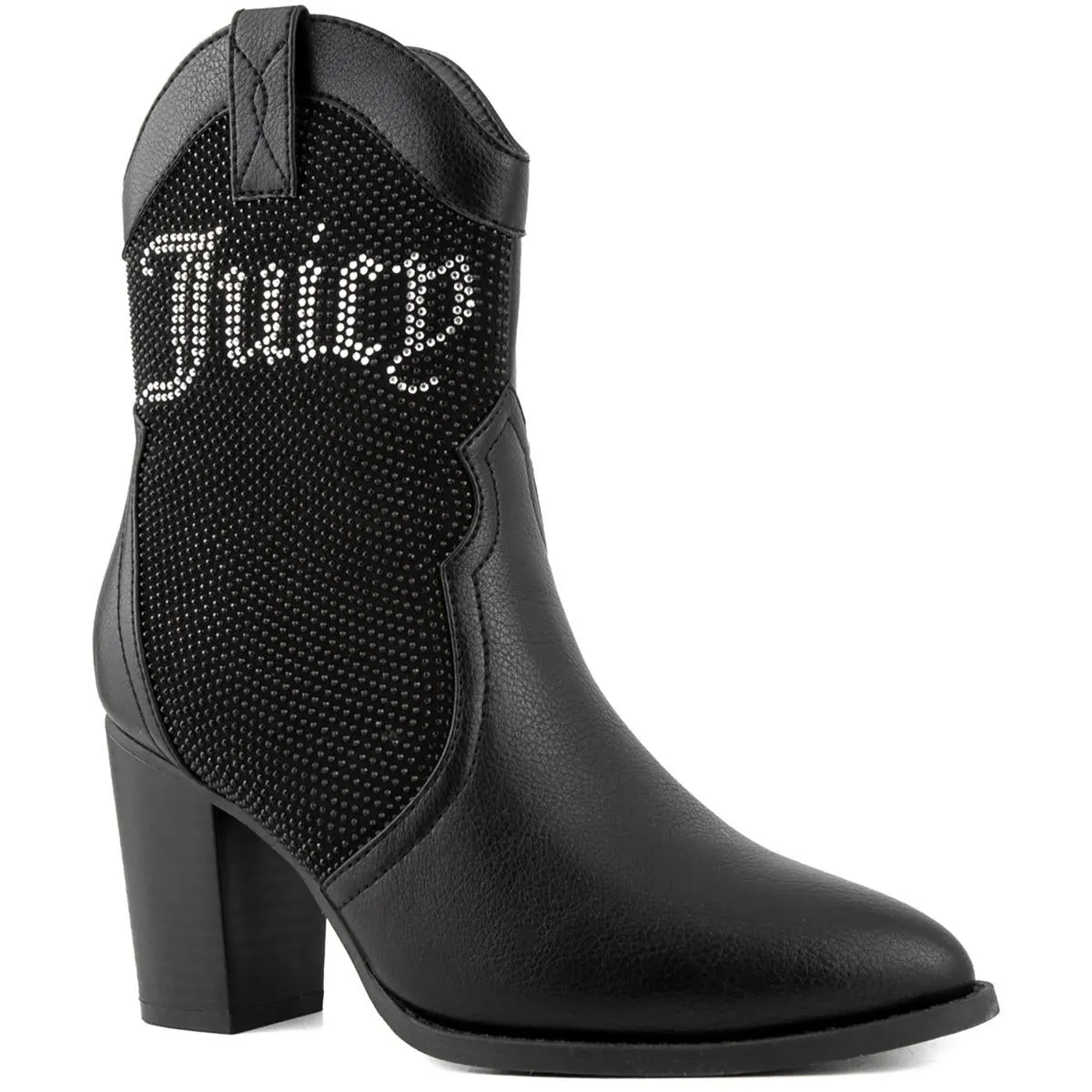 TAMRA Womens Logo Faux Leather Cowboy, Western Boots