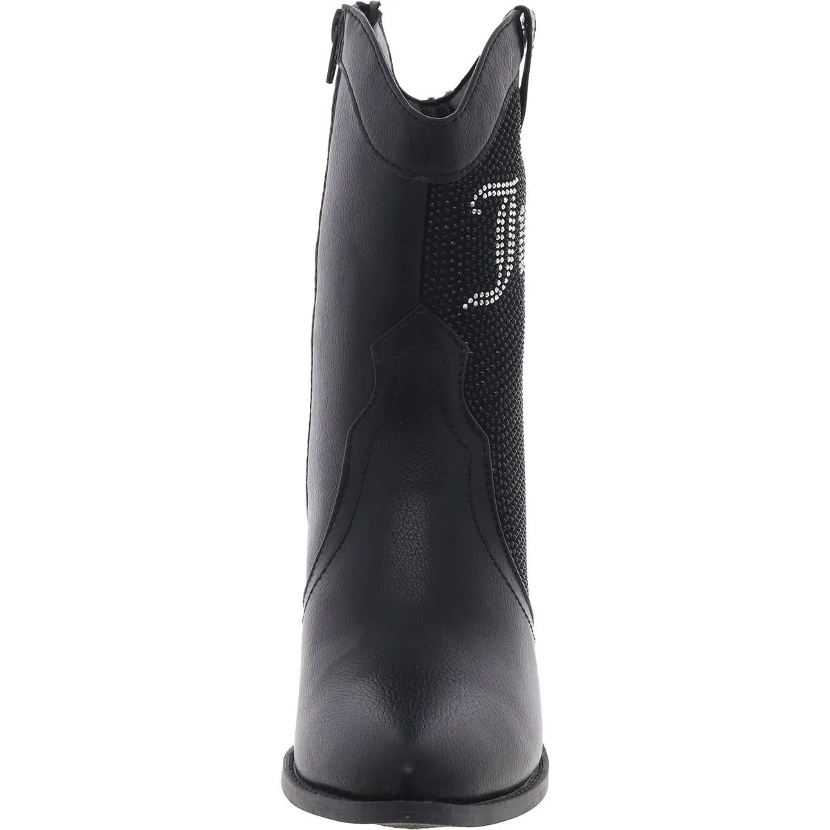 TAMRA Womens Logo Faux Leather Cowboy, Western Boots