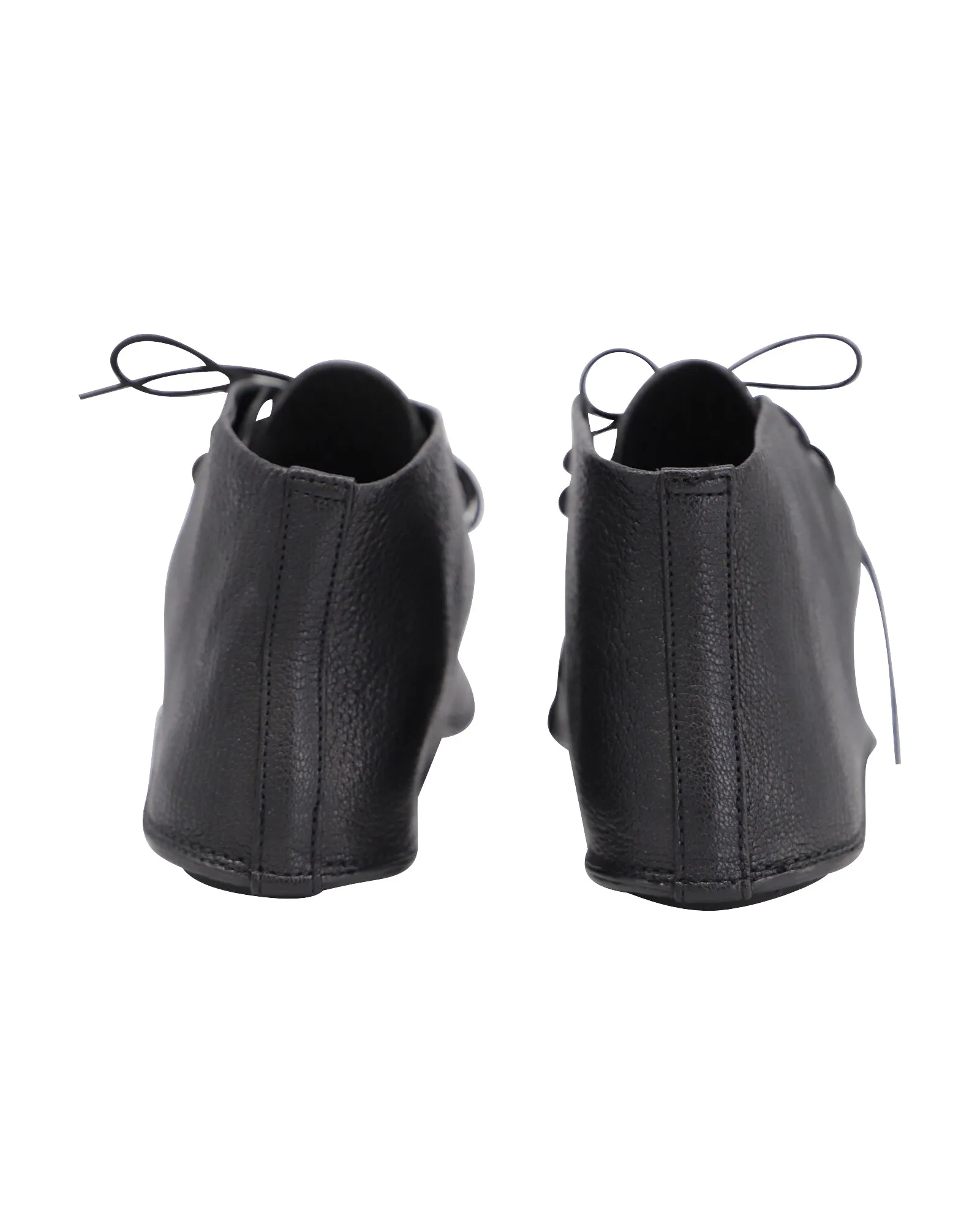 The Row Car Shoe in Black Leather