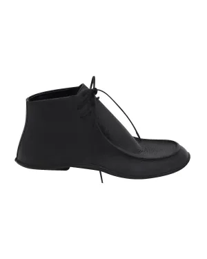 The Row Car Shoe in Black Leather