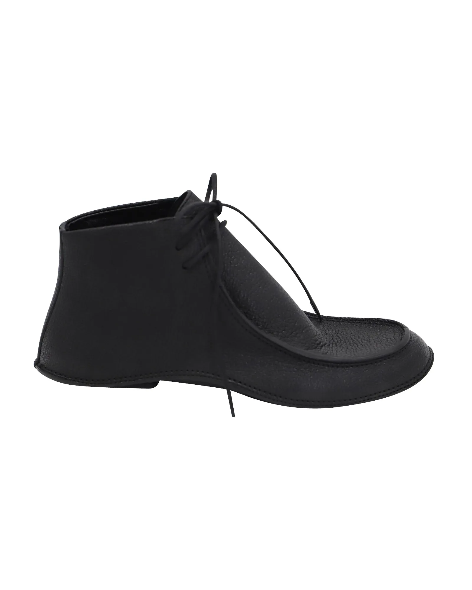 The Row Car Shoe in Black Leather