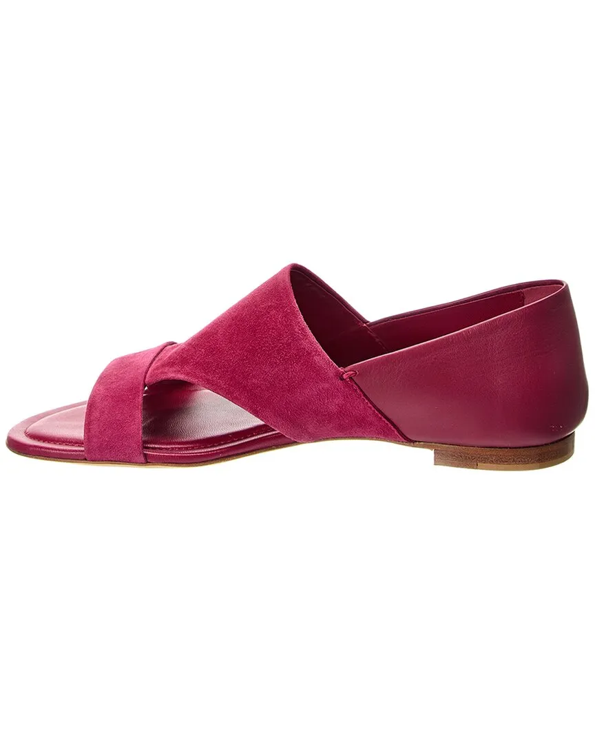 TODs Leather & Suede Sandal