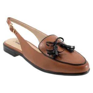 Trotters Lillie Cognac/Black Leather Mule (Women's)