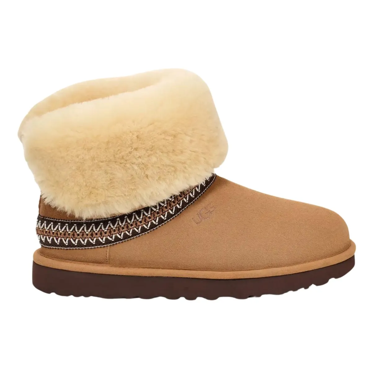 UGG Women's Classic Short Crescent Chestnut