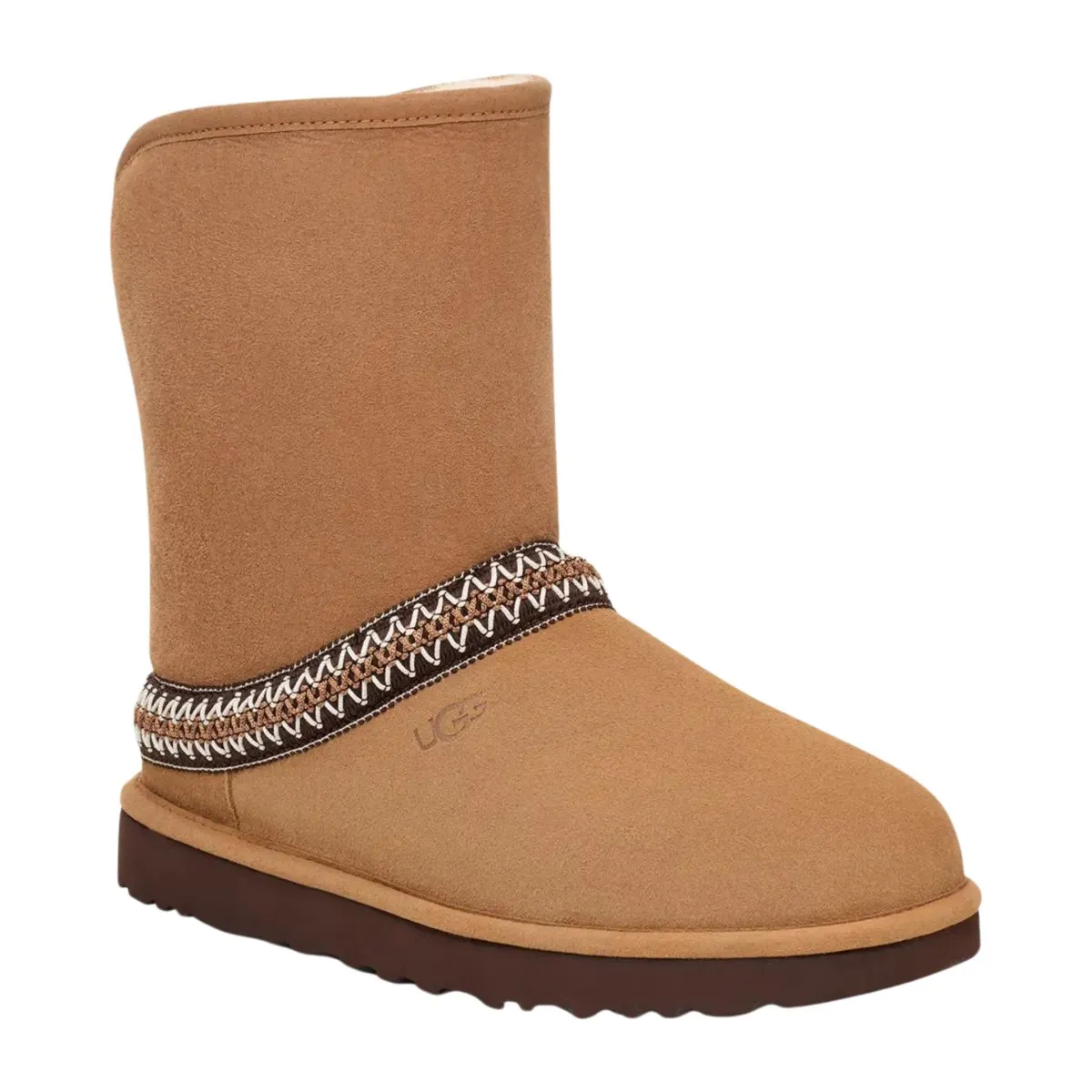 UGG Women's Classic Short Crescent Chestnut