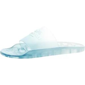 Ulyssa Womens Logo Flats Pool Slides