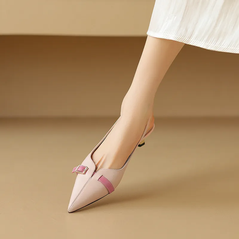 USS Shoes Heidy Women's Leather Pointed Toe Pumps