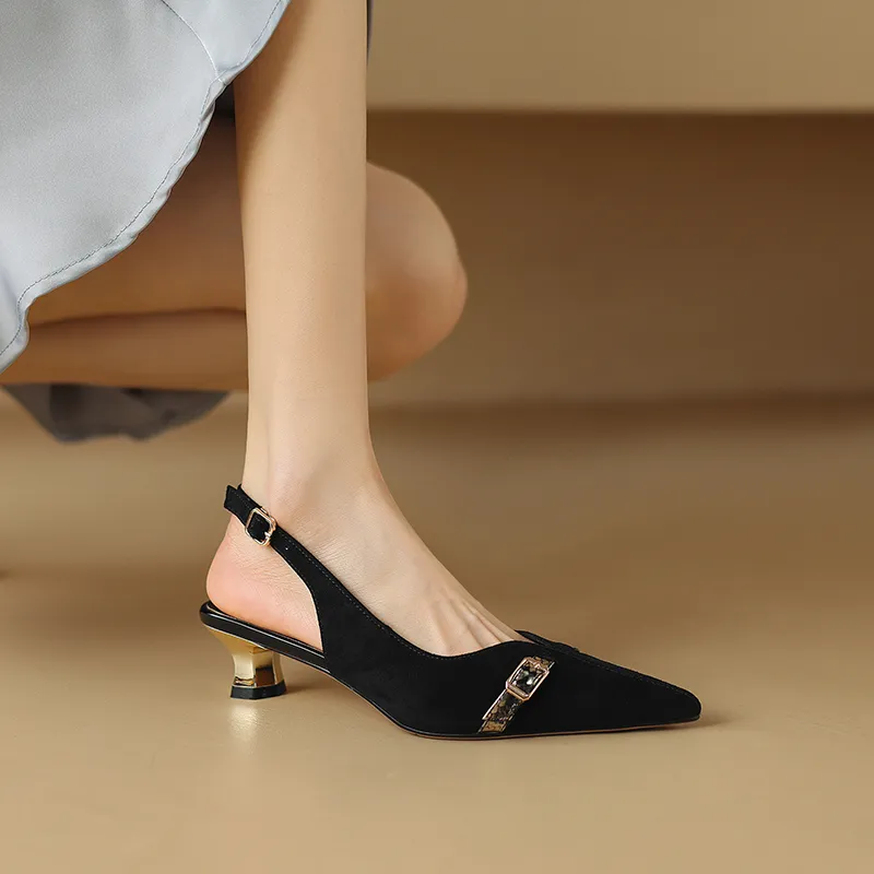 USS Shoes Heidy Women's Leather Pointed Toe Pumps