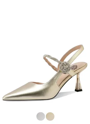 USS Shoes Lian Women's Stilettos Pointed Toe Thin High Heels Pumps