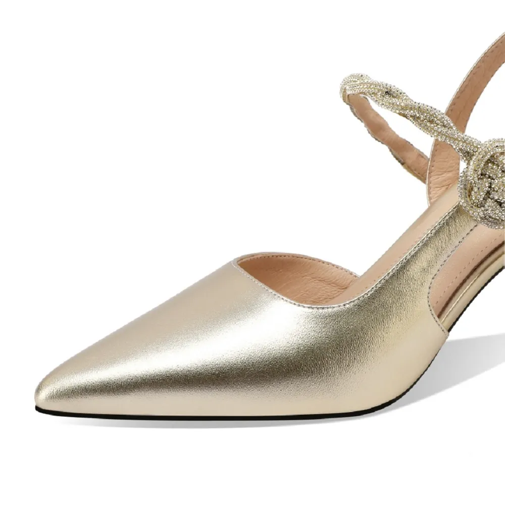USS Shoes Lian Women's Stilettos Pointed Toe Thin High Heels Pumps