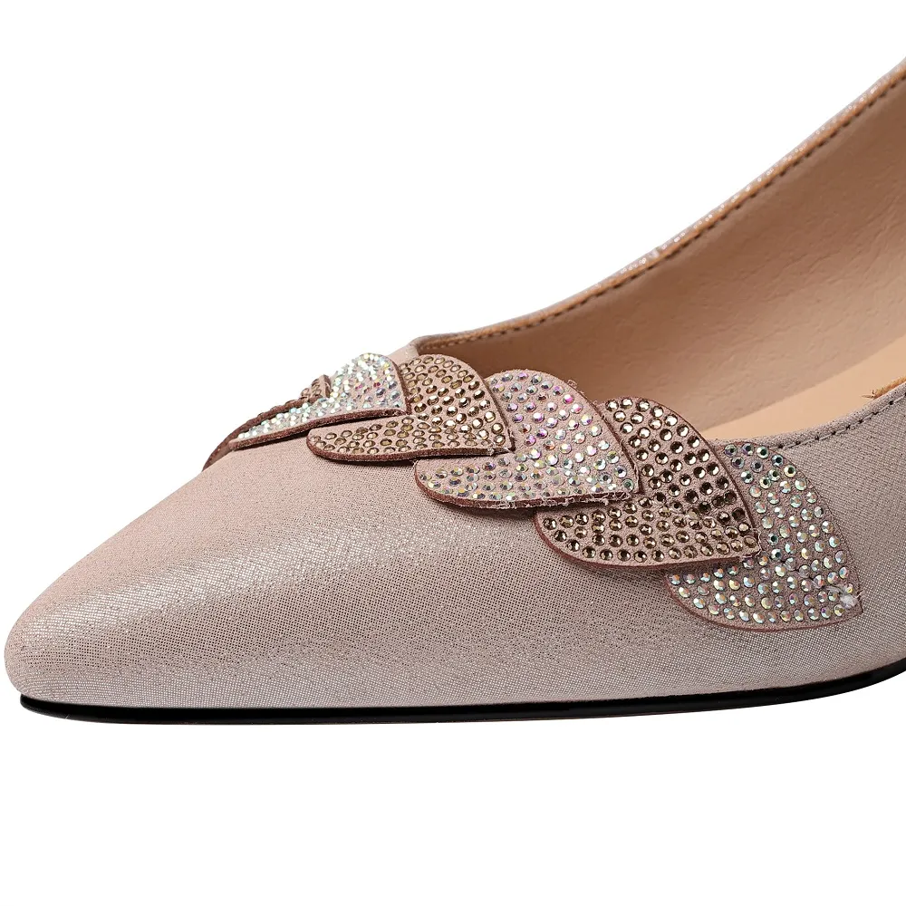 USS Shoes Luciana Women's Back Strap Pointed Toe Pumps