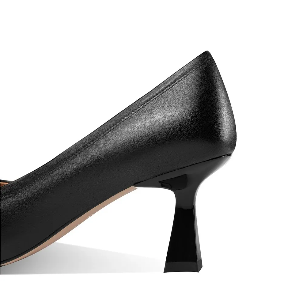 USS Shoes Maibe Women's Dress Leather Butterfly-Knot Pumps