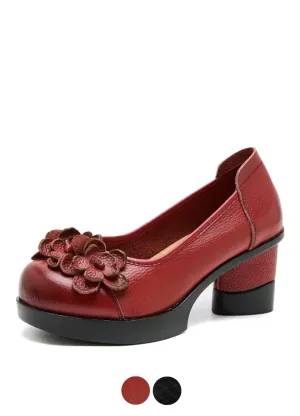 USS Shoes Margaret Women's Round Toe Platform Pumps