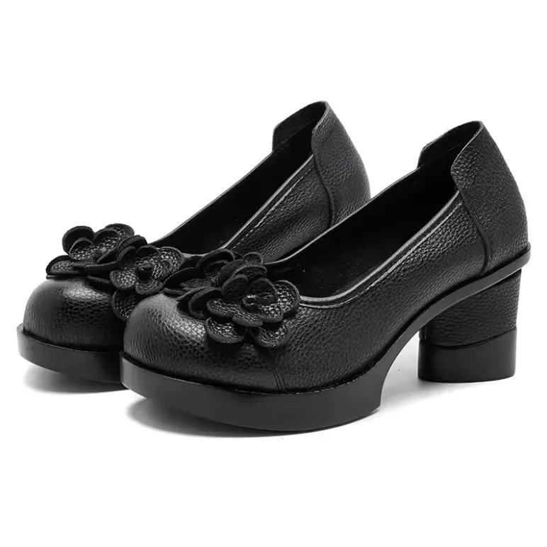 USS Shoes Margaret Women's Round Toe Platform Pumps