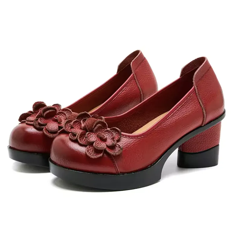 USS Shoes Margaret Women's Round Toe Platform Pumps